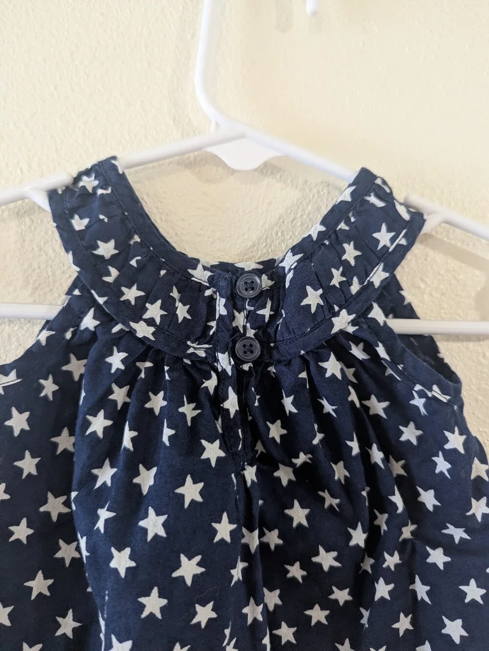 Navy Blue And Stars Top